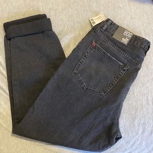 BDG High Waisted Tapered Leg Black Mom Jeans